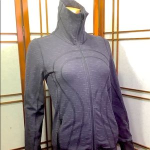 Lululemon Women’s In Stride Jacket Zip Up Gray Sz 2